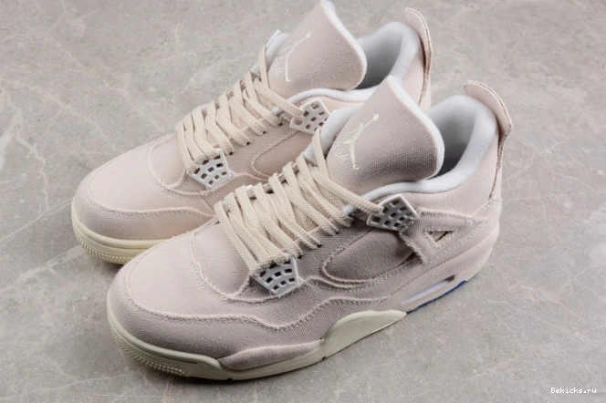 Cheap BK blank canvas dq4909-100 jordan (w) retro 4 1129